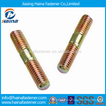 Stock DIN835 DIN938 M10 Color Zinc Plated Double End Studs